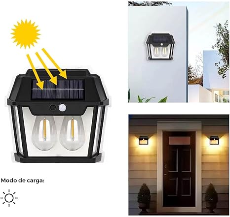 Solar Motion Sensor Wall Light