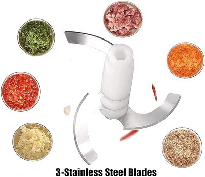 Manual 3-Blade Food Chopper