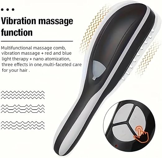 Steam Hair Growth Brush - Vibration Massage Comb