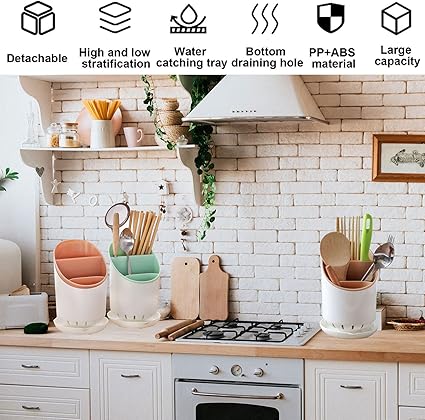 Kitchen Cutlery Holder & Drainer