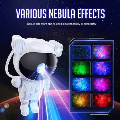 Astronaut Star Projector – Bluetooth Speaker & Night Sky Lamp