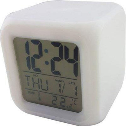 7-Color LED Alarm Clock