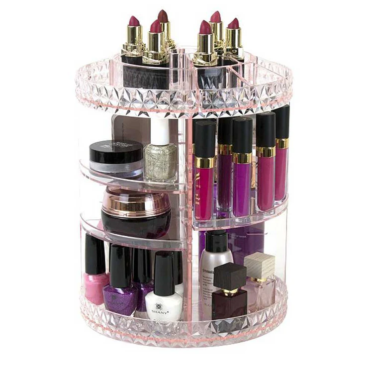 360° Rotating Makeup Organizer
