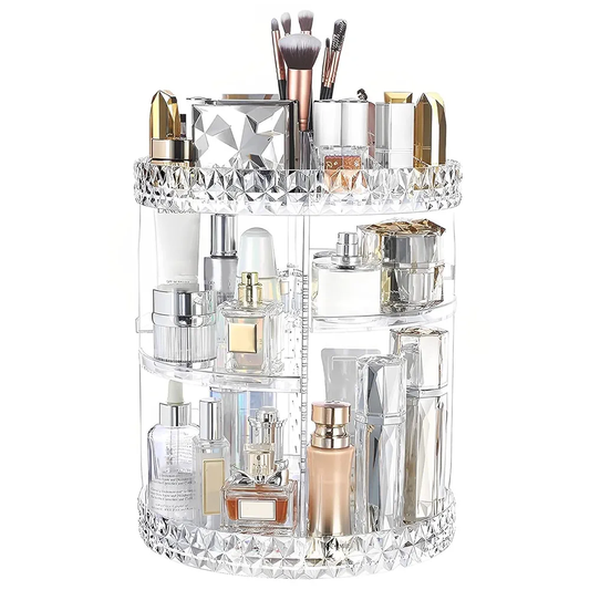 360° Rotating Makeup Organizer