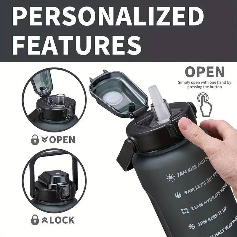 Pack of 3 Leak-Proof Sports Bottles