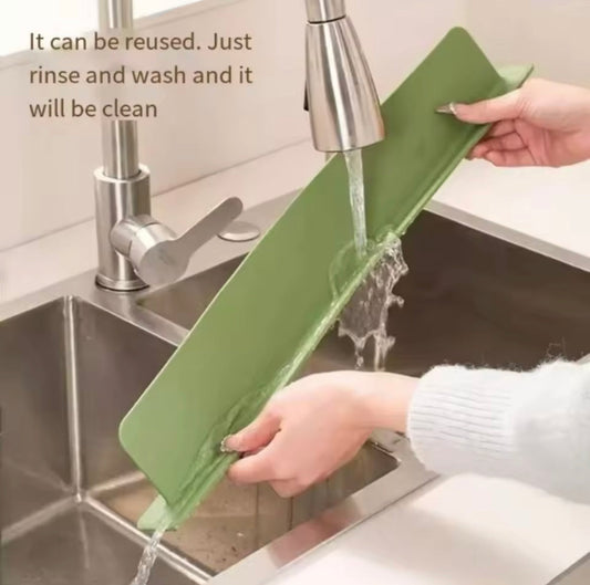 Silicone Sink Splash Guard | Water Retaining Strip Barrier