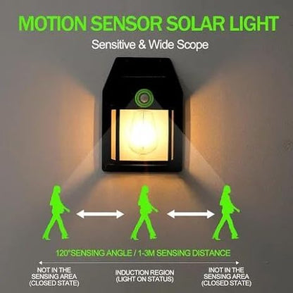 Solar Motion Sensor Wall Light