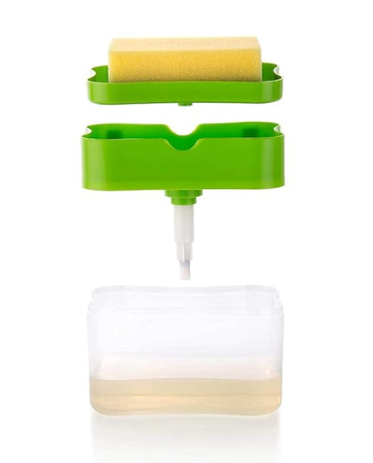2-in-1 Soap Pump Sponge Caddy