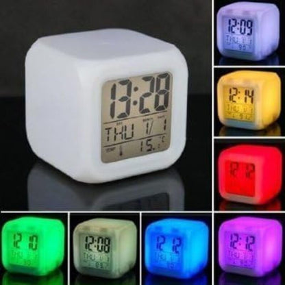 7-Color LED Alarm Clock