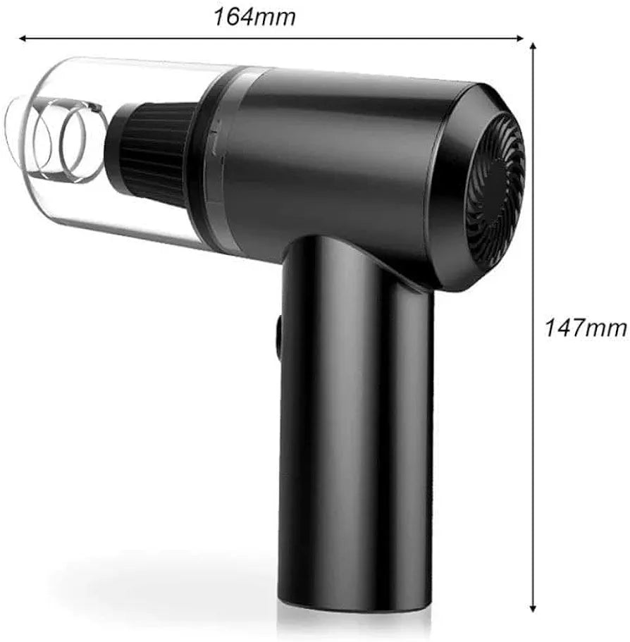 Portable Car Vacuum with Blower – Wireless 3-in-1 Cleaner
