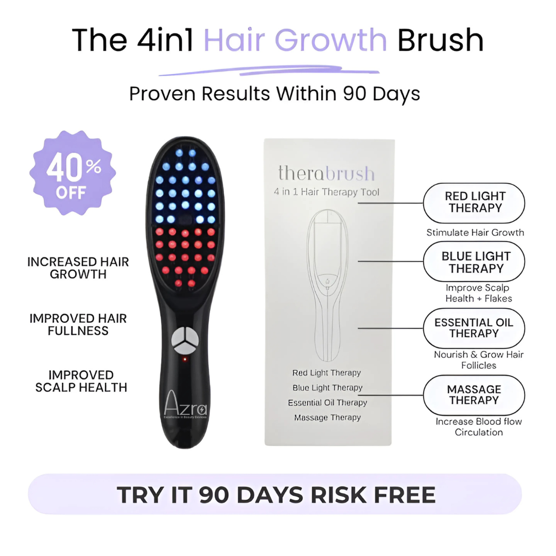 Steam Hair Growth Brush - Vibration Massage Comb