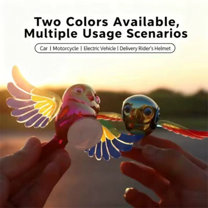 2-Packs | Colorful Flying Bird Ornament | Car & Motorcycle Decoration