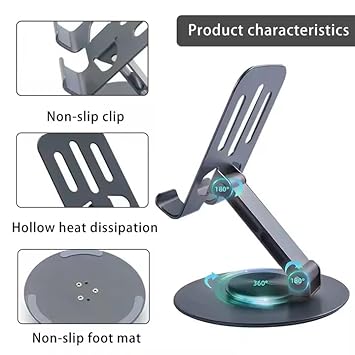 360° Adjustable Metal Phone Stand