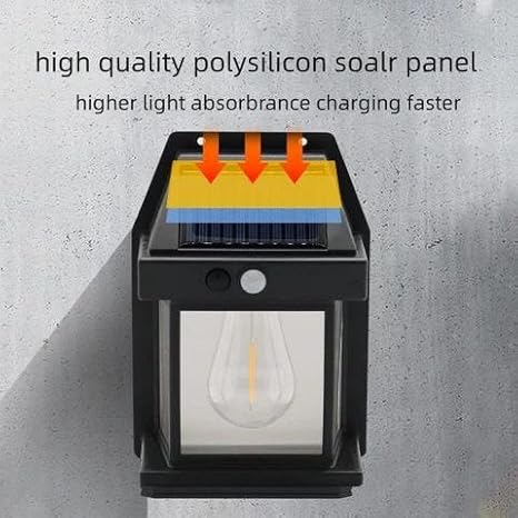 Solar Motion Sensor Wall Light