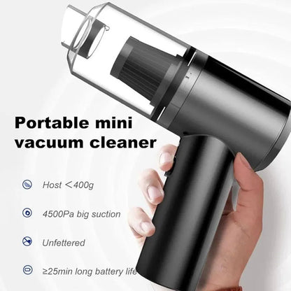 Portable Car Vacuum with Blower – Wireless 3-in-1 Cleaner