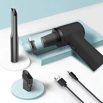 Portable Car Vacuum with Blower – Wireless 3-in-1 Cleaner