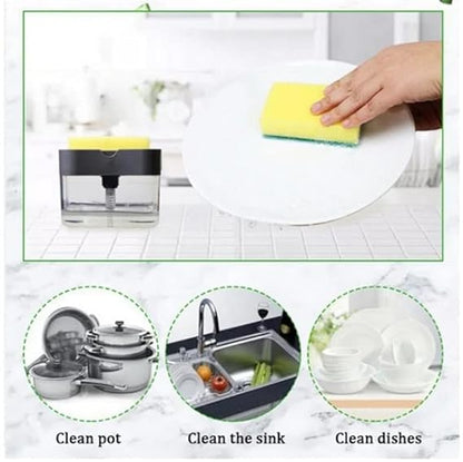 2-in-1 Soap Pump Sponge Caddy