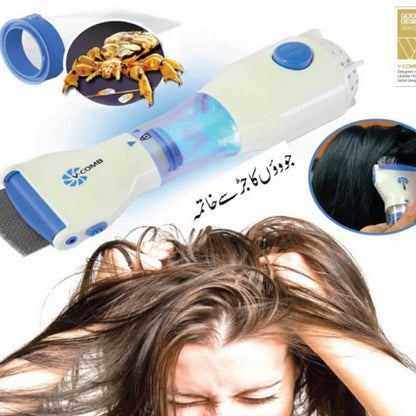 Electric V-Comb Head Lice Remover