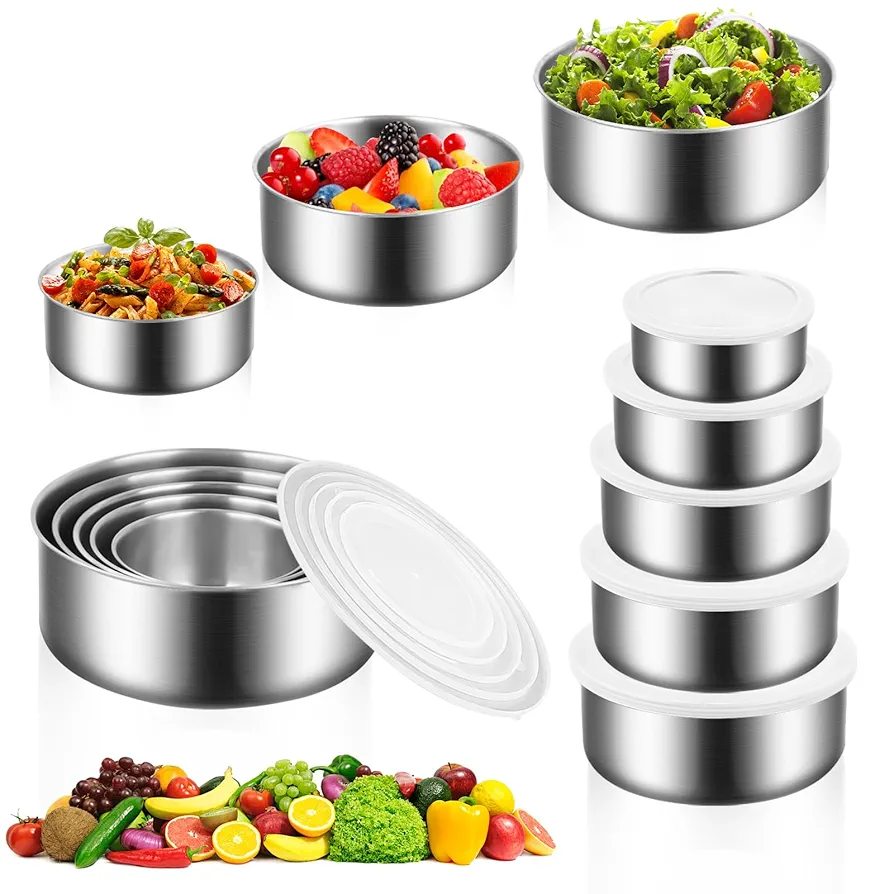 5-Piece Stainless Steel Bowl Set