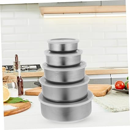 5-Piece Stainless Steel Bowl Set