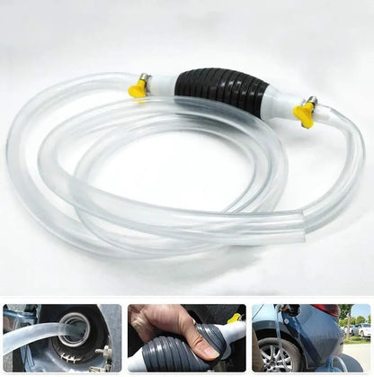 Manual Fuel Transfer Pump Kit | Hose & Steel Clip