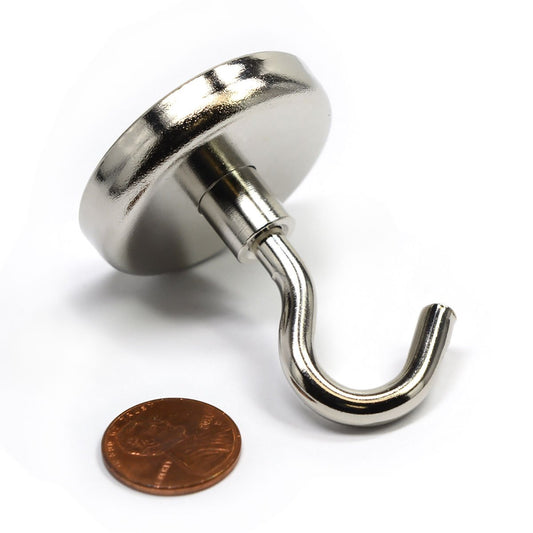 10-Packs Strong Magnetic Hooks | Wall Mount Organizer Hangers