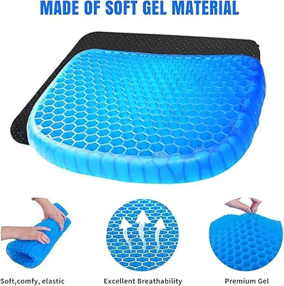 Egg Sitter Gel Cushion for Back Pain Relief Support
