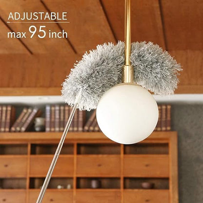 Telescopic Microfiber Fan Duster