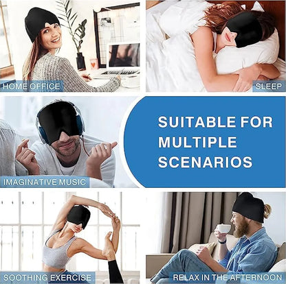 Migraine Ice Hat – Hot & Cold Gel Therapy Cap