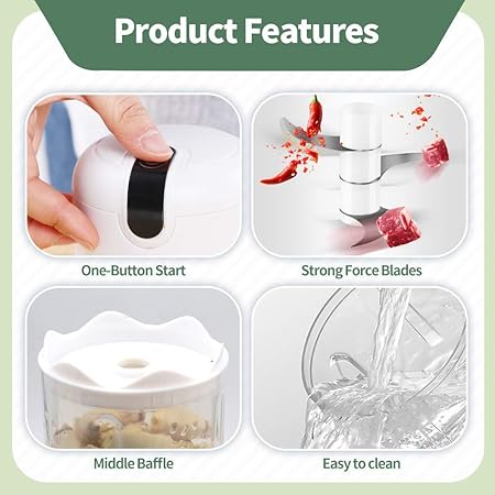 Mini Electric Wireless Food Chopper