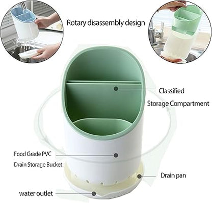 Kitchen Cutlery Holder & Drainer