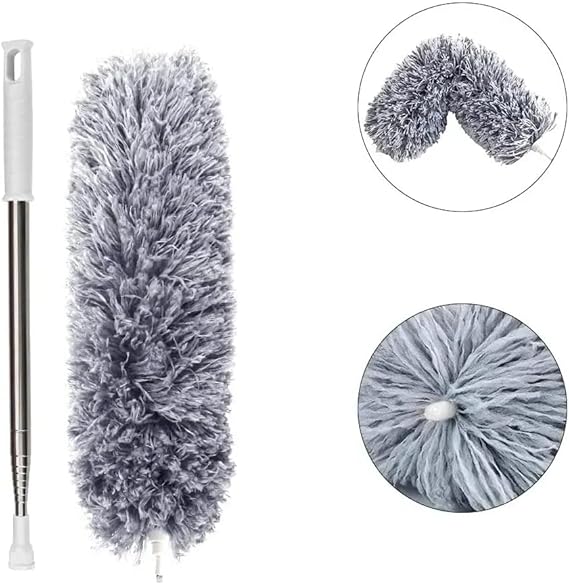 Telescopic Microfiber Fan Duster