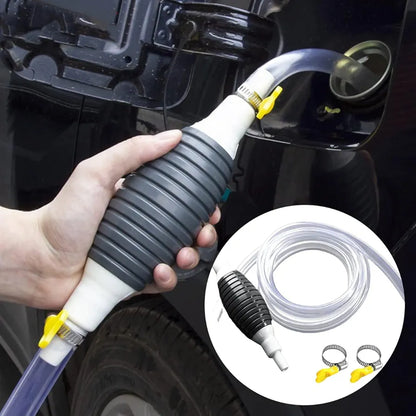 Manual Fuel Transfer Pump Kit | Hose & Steel Clip