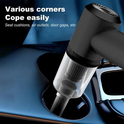 Portable Car Vacuum with Blower – Wireless 3-in-1 Cleaner