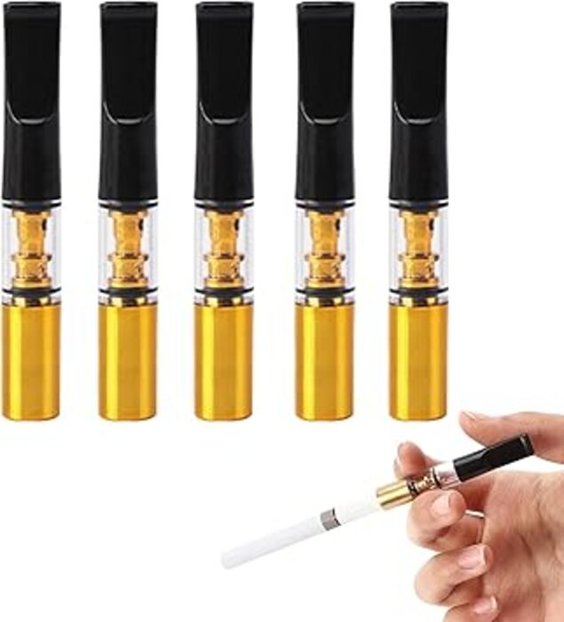 5PCS Reusable Tobacco Cigarette Filter