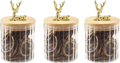 Deer Airtight Glass Storage Jars