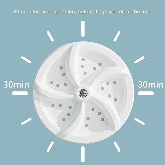 Mini Ultrasonic Portable Washing Machine