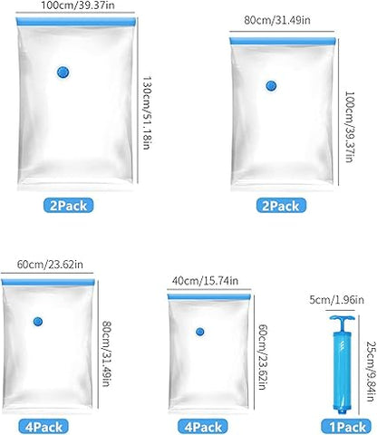Vacuum Storage Bags Set with Pump