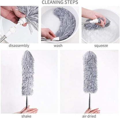 Telescopic Microfiber Fan Duster