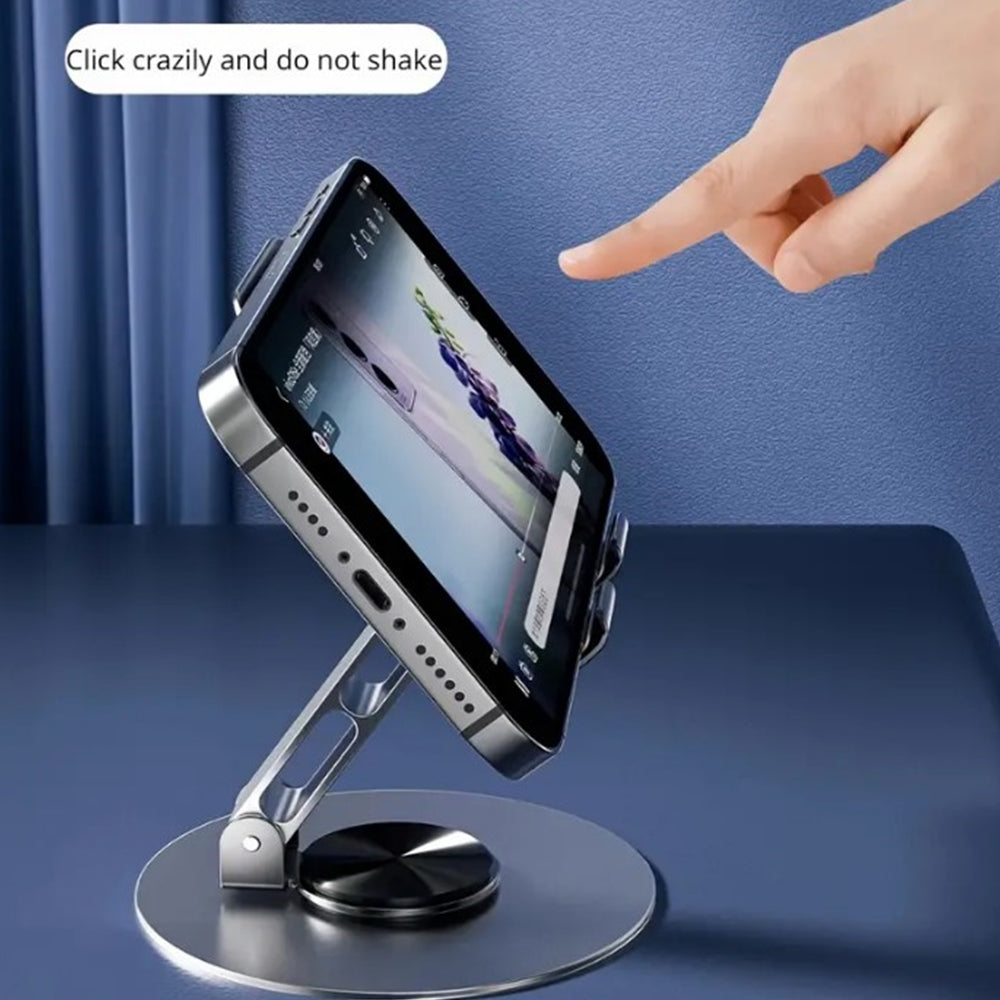 Metal Adjustable Mobile Stand | Compact Foldable Phone Holder