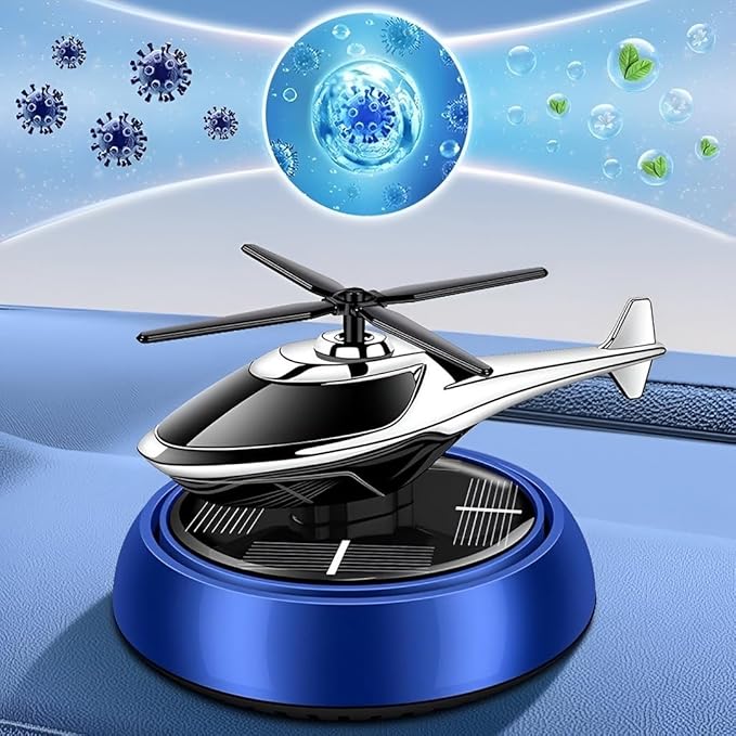 Solar Helicopter Car Air Freshener