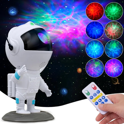 Astronaut Star Projector – Bluetooth Speaker & Night Sky Lamp