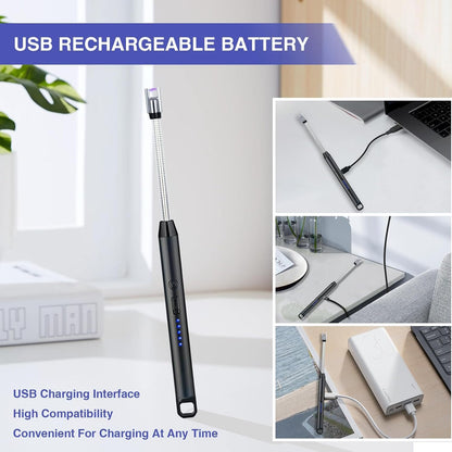Rechargeable Electric Arc Kitchen Lighter | Long Neck USB Lighter