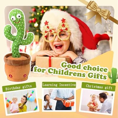 Rechargeable Dancing Cactus Toy
