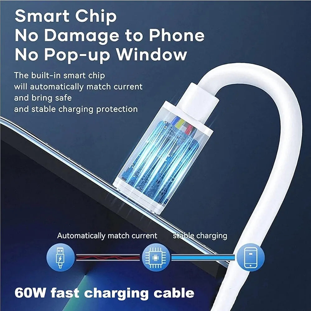 Premium Mobile Charging Cable Set with Multi-Port Storage Box