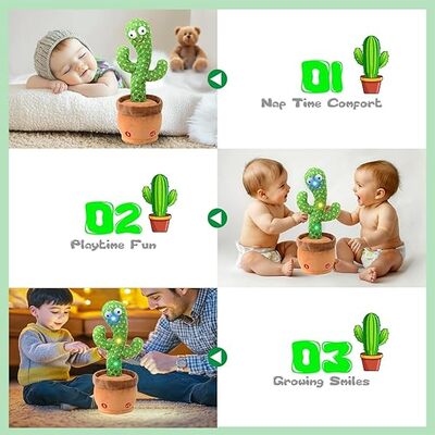 Rechargeable Dancing Cactus Toy