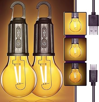 Rechargeable LED Hanging Bulb Light
