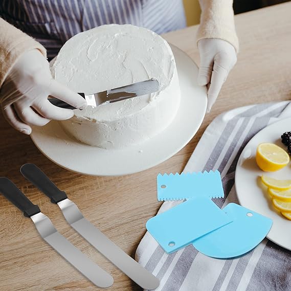 3PCS Cake Decorating Scraper Set