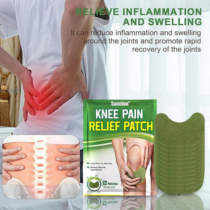 10 Pcs Pain Relief Patches – For Knee, Back & Joint Pain