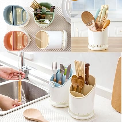 Kitchen Cutlery Holder & Drainer